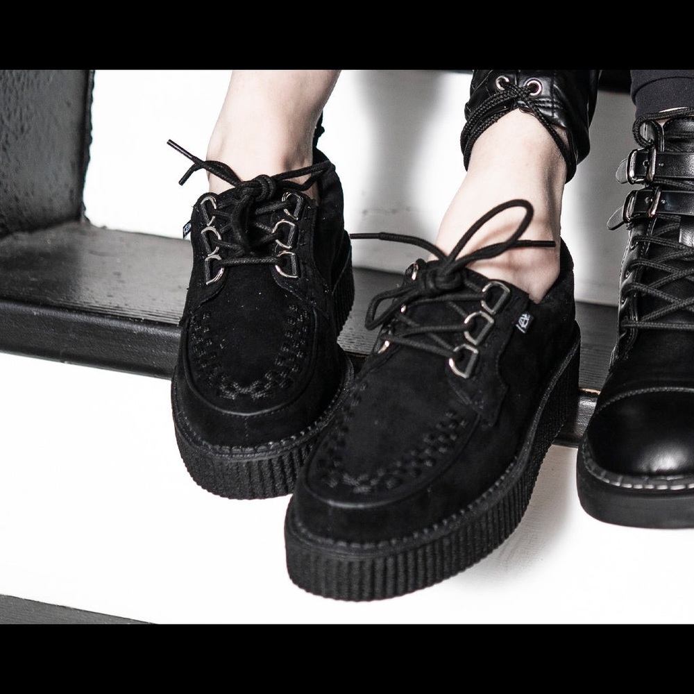 TUK Suede Platform Creepers